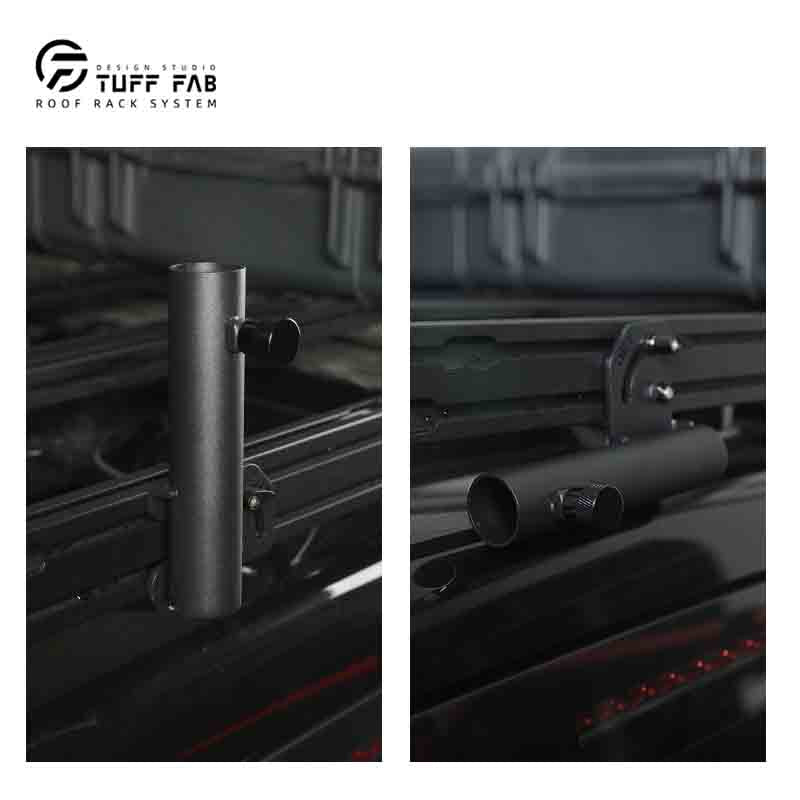 TUFF FAB Foldable Hitch Mount Flagpole Holder