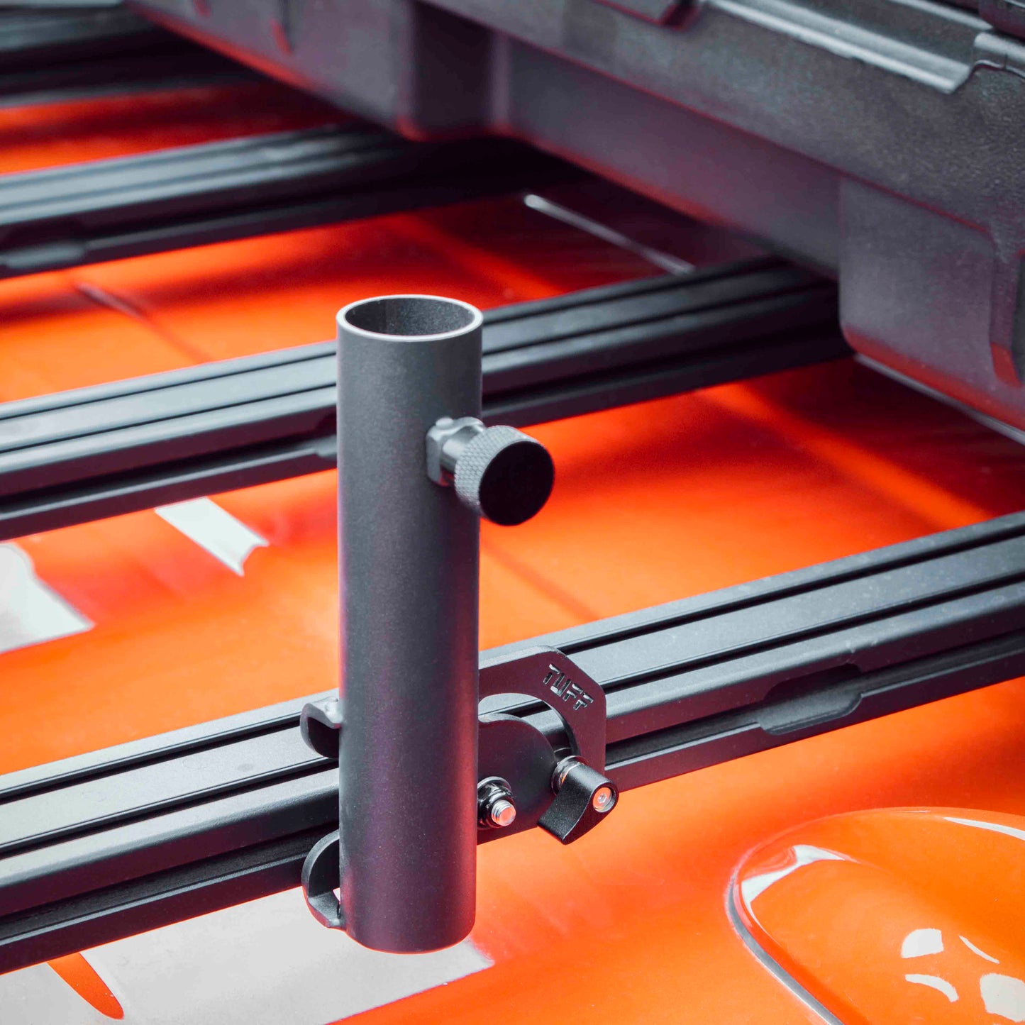 TUFF FAB Foldable Hitch Mount Flagpole Holder