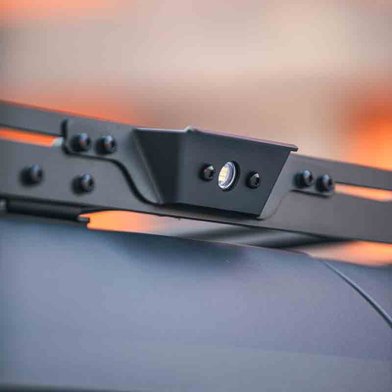 TUFF FAB Roof Rack Handles With Lights(White)Mounts